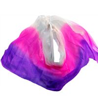 ✾✱∏ 100 Silk Veils Belly Dancing Mixing Color Veil Women 100 Silk Wholesale Price Size color Can Be Customized Scarf Silk Veils