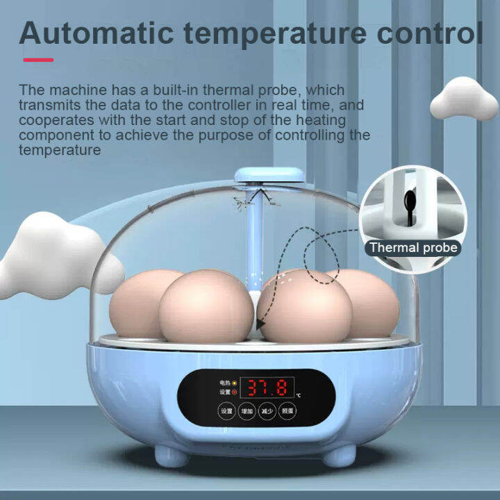 brooder-incubator-ไข่6เป็ดห่านเครื่องมือฟาร์มควบคุมอัตโนมัติ-incubator-นกปัญญาไก่6ไข่ความชื้นอุณหภูมิ