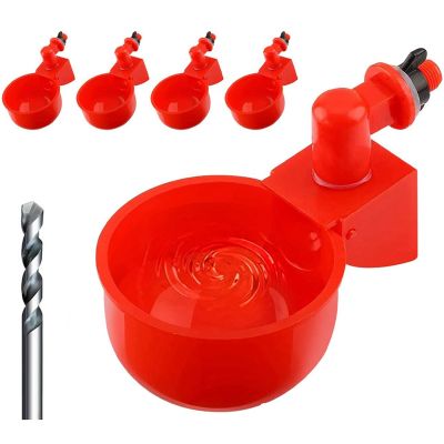 Chicken Water Feeder Chicken Water Bowls Automatic Poultry Water Kit for Ducks,Birds,Geese