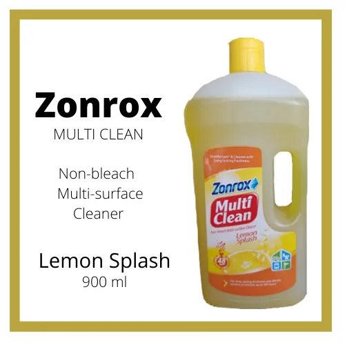 Zonrox Multi Clean NonBleach Multisurface Cleaner Lemon 900 ml