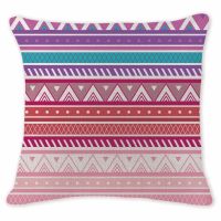 High Quality Pillow Case Morocco Geometry Cushion cases Seat  Linen Promotion Home Decoration Stripe Blue Lumbar Pillow Cover