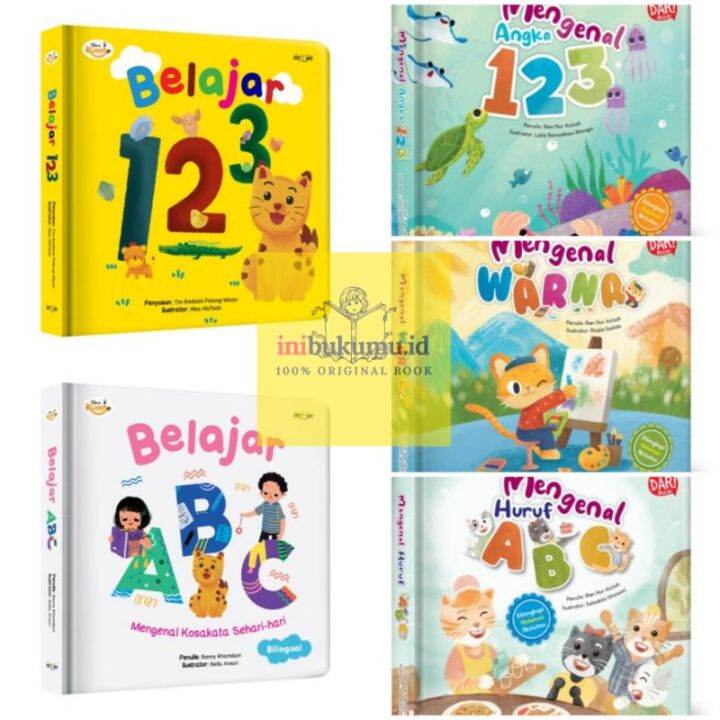 SERI KUMI: BELAJAR 123 Dan BELAJAR ABC, MENGENAL ANGKA, MENGENAL WARNA ...