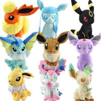 Undergrouound DISTILL65UN5 20ซม. ของตกแต่งบ้านของขวัญสำหรับเด็ก Uberon Vaporeon แบบยืน Eeveelution Leafespeon Eevee ตุ๊กตาหนานุ่มโมเดลฟิกเกอร์ตุ๊กตาโปเกมอน