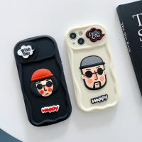 3D การ์ตูนน่ารักลุงนักฆ่าสาวสำหรับ IPhone14 13 12 11 Pro Max สำหรับเคสโทรศัพท์เป็นคู่แฟชั่น