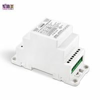 【⊕Good quality⊕】 yu07 Bc-331-din รางดิน0/1-10V ไปยัง Pwm ตัวขับควบคุมแสง Led Dc12-24v Led หรี่แสงได้สลัวไฟสลัวคนขับสำหรับแถบไฟ