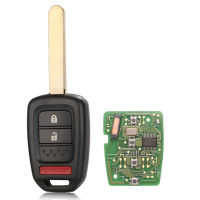 Jingyuqin ชิป Id47 313.8Mhz ที่ห้อยกุญแจรถที่ห้อยกุญแจกุญแจรีโมทไร้กุญแจสำหรับ Honda Accord 2013 2014 2015 2016 2017 MLBHLIK6-IL