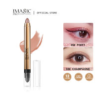 IMAGIC Gradient Eye Shadow ปากกากันน้ำ Sweatproof Pearlescent Fine Flash Lazy Eyeshadow Stick สองสี