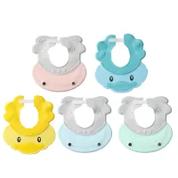 Baby Shower Cap Adjustable Hair Wash Bath Infant Ear Protect Cap Hat for Baby Shampoo Shield Children Bathing ShowerTH