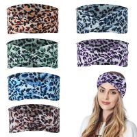 Hair Accessories For Women Make up Wash Face Spa Cross Hair Band Leopard Headbands European Sport Yoga Head Band