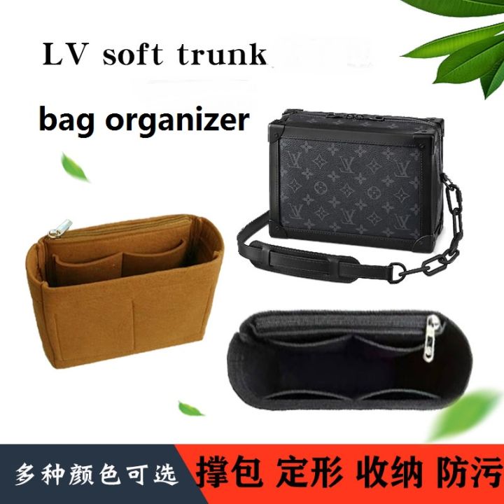 soft light and shape】bag organizer insert fit for lv onthego on the go bag  in bag organiser compartment storage zipper inner bag