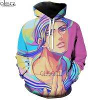 HX Anime JoJos Bizarre การผจญภัย 3D พิมพ์ Hoodie ผู้ชายผู้หญิงกีฬาสวมใส่ฤดูใบไม้ร่วงแขนยาว Pullover แฟชั่นด้านบน Drop Shipping