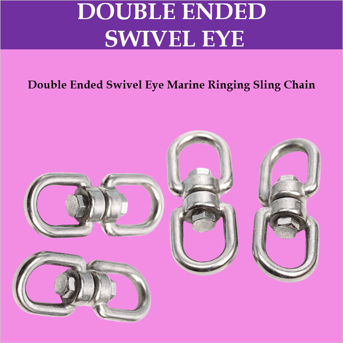 Lifting Equipment 4mm18mm Stainless Double Ended Swivel Eye Marine