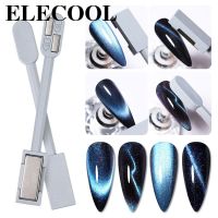 Nail Tool Double-head Strong Cats Eye Magnet Special 3D Cats Eye Glue Iron Magnet Multi-function Magnet Board Nail Art Tool Adhesives Tape