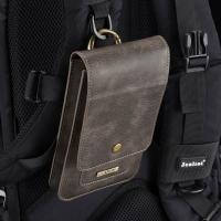 Universal Ponsel Tas untuk Smartphone Kulit Asli Carry Belt Klip Kantong Pinggang Dompet Case PENUTUP UNTUK Samsung Huawei iPhone