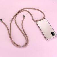 BGF Luxury Lanyard Silicone S23 S22 S21 S20 A71 A51 A32 Note 20 S10 Ultra-thin Necklace Rope Funda