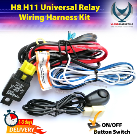 Buy Fog Light Relay Harness Wire Kit HID LED Lamp Worklamp Spot Work Driving Bar C08 In Los - Foto 7