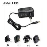 Asmplaled คุณภาพสูง AC Power Adapter 100-240V 110V 220ถึง12V LED Strip แหล่งจ่ายไฟจริง1A 2A 3A 4A LED Driver Socket