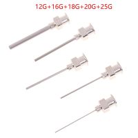 5Pcs Needle Blunt Tip Stainless Steel Syringe Dispenser Needles 12/16/18/20/25/G Colanders Food Strainers