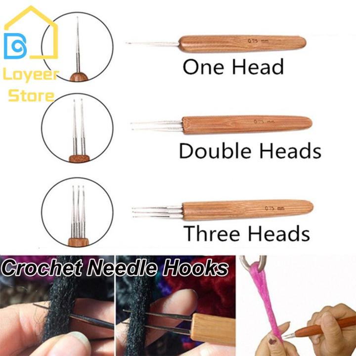 Cheap Handle Hair Making Tools Braid Maintenance Knitting Hooks