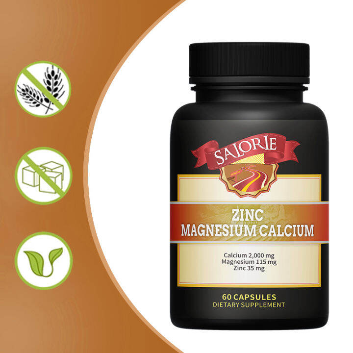 Zinc calcium magnesium Cardiovascular health Help relax blood
