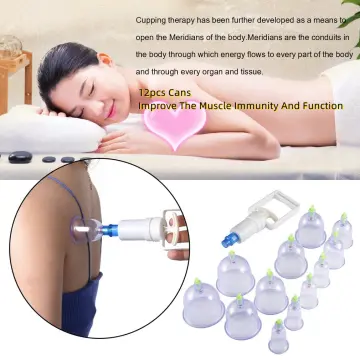 Massage Vacuum Breast Nipple Cupping Cans Rotating Handle Suction