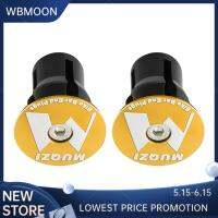 WBMOON ปลั๊กด้ามจับจักรยาน2x หมวกจักรยานบาร์จุกปิดปลายสำหรับเครื่องมือซ่อมจักรยาน BMX จักรยานส่วนใหญ่