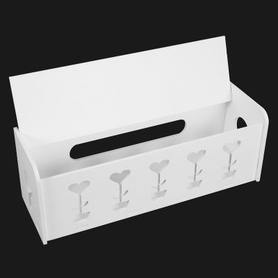 Rectangular Cable Storage Box Wire Management Socket Power Strip Cord Storage Boxes Power Line Storage Organizer Box