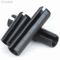 M1.5 M2 M2.5 M5 Black 65Mn Manganese Steel Spring Pins Split Tension Roll Pin Elastic Cylindrical Cotter Pin Cylindrical Slotted