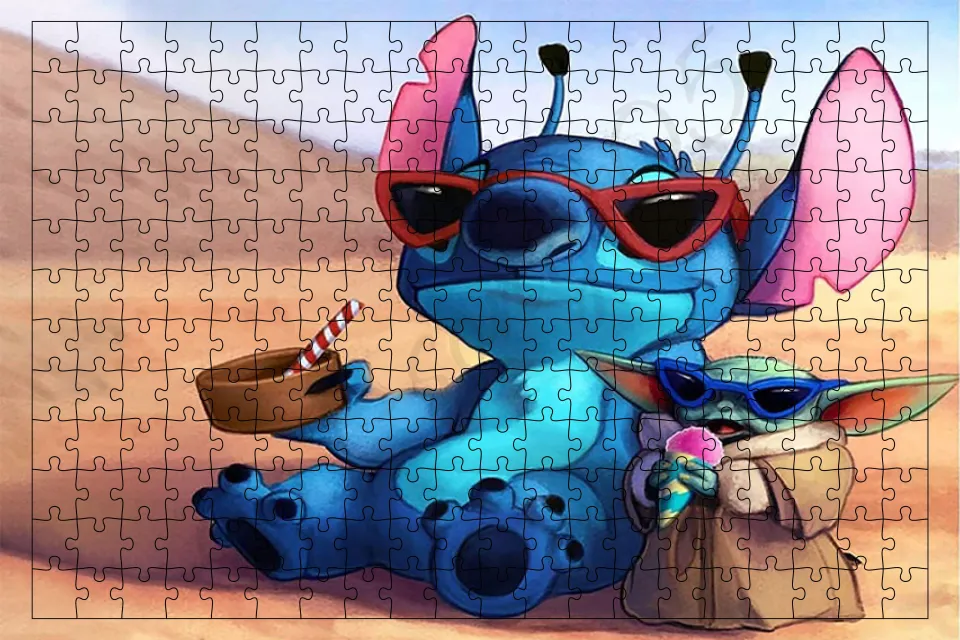 Disney Lilo & Stitch Cartoon Jigsaw Puzzle 35/300/500/1000 Pieces