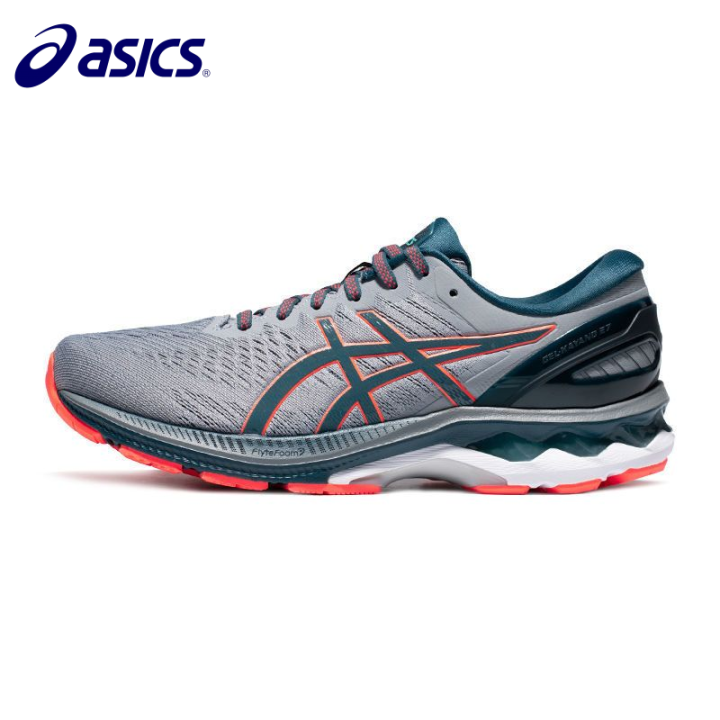 asics-รองเท้าวิ่งรองเท้าวิ่งแบบมืออาชีพรองเท้าบุรุษใหม่รองเท้าวิ่งกีฬา-k27-gel-kayano27มั่นคงรองเท้าบุรุษรองเท้าผู้หญิง