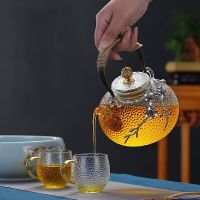 Tea Sets Teapots Glass Borosilicate Heat Resistant Glass Teapot Flower Puer Kettle Chinese Kung Fu Tea Set