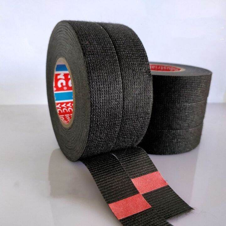 heat-resistant-cloth-fabric-tape-automotive-cables-professional-cable-wrap-dropshipping-adhesives-tape