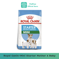 Royal Canin-Mini Starter Mother &amp; Baby แม่สุนัขตั้งท้องและให้นมลูก และ ลูกสุนัขพันธุ์เล็ก 1 kg