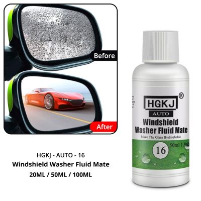 □✒﹉ HGKJ-16 20ml-100ml Vehicle Car Coating Glass Hydrophobic Mate For Windshield Washer Fluid Accessories Long Lasting Styling Spray