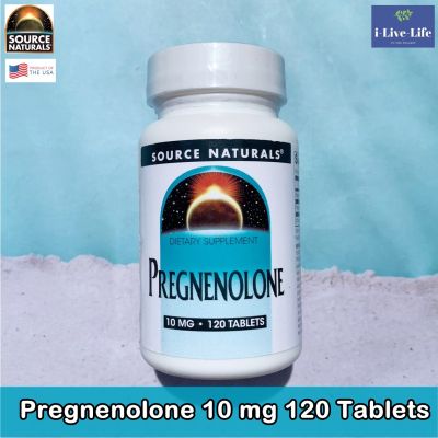 Source Naturals เพรกนิโนโลน Pregnenolone 10 mg 120 Tablets