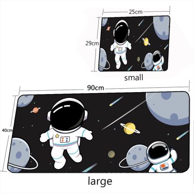 Cartoon Cosmic Astronaut Mouse Pad Big Empty Fantasy Decorative Table Mat Large Mouse Pad Xxl 400x900MM Gaming Component for
