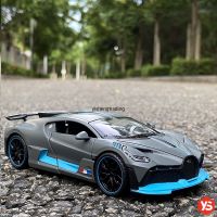 โมเดลรถยนต์ Bugatti Divo ขนาด 1:32 ของเล่นสําหรับเด็ก เปิดประตู สว่างขึ้น เสียงเครื่องยนต์