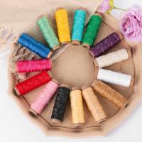 【YD】 30m/roll Waxed Thread Cotton Cord String Hand Stitching for Leather Handicraft Sewing Material Accessories