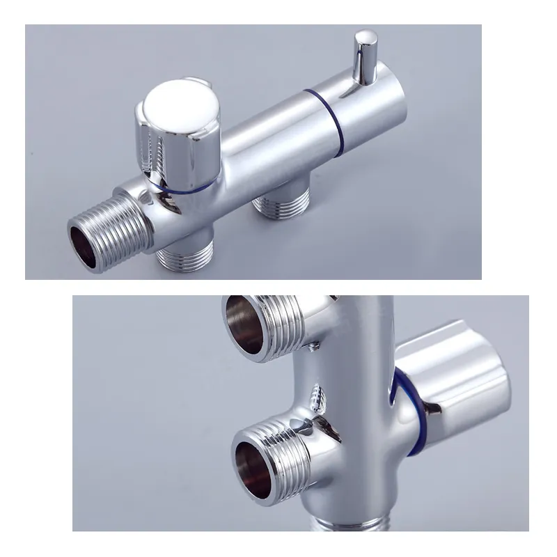 Bathroom Faucet Valve Angle Valve Single Inlet Double Outlet