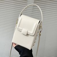 Niche Design Summer Small Bag Female New Style Fashion Portable Square Texture Contrast Color Messenger Casual All-Match Shoul 【AUG】