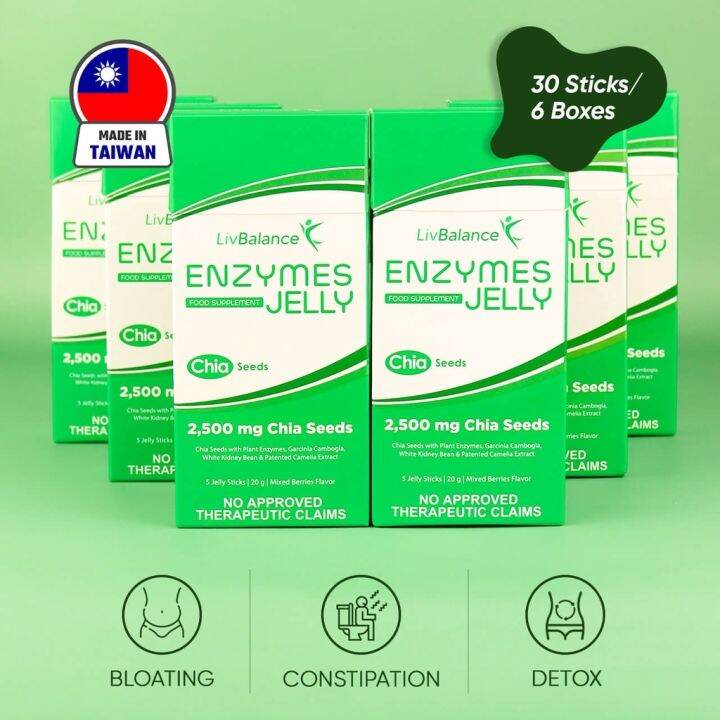 【COD】 LivBalance Enzymes Jelly 30x [Bloating Constipation Detox