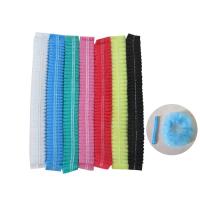 QianXing Shop 100pcs Disposable Elastic Shower Hat Hair Salon Waterproof Hotel Bathing Cap