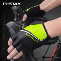 hotx【DT】 Gloves Half Shockproof Breathable MTB Men Cycling