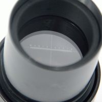 【‘= FYSCOPE  WF10X/18Mm Wide Angle Biological Microscope Eyepiece Lens Compound With Mounting  With Cross Reticle