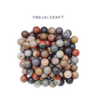 Polychrome Jasper Beads ลูกปัดโพลี่โครมแจสเปอร์