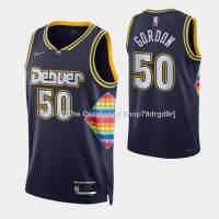 ◊☋∋ Boutique Classic New Aron Gordon Jersey Digging Golds 75th Anniversary Hot-Pressed Version Basketball Uniform Yoki Muray Little Potter Top Men 523926