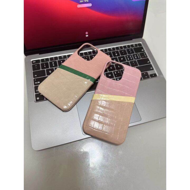 ใหม่-เคสโทรศัพท์มือถือหนังจระเข้-แบบแข็ง-พร้อมช่องใส่บัตร-สําหรับ-iphone-14promax-14pro-14-13promax-13pro-12-12promax-12pro-2023