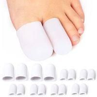 ✺✹✗ 4pcs Toe Protector New Silicone Toe Covers Tube Corns Blister Correction Relieve Pain Foot Care Pedicure Tool Toe Separators