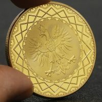 【CC】▽▬  New Poland Commemorative Gold Coin Plated Coins Collectible Gifts