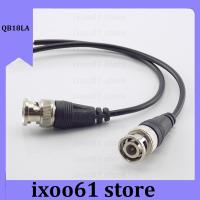 ixoo61 store 5Pcs BNC Monitor Connector Male to Double Female Plug DC Power Cable Pigtail Wire Adapter Line For CCTV Camera Security